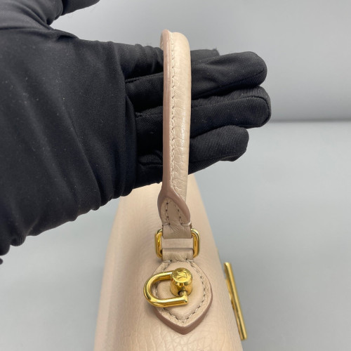 Louis Vuitton Twist One Handle PM Calfskin Light Tan