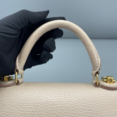 Louis Vuitton Twist One Handle PM Calfskin Light Tan