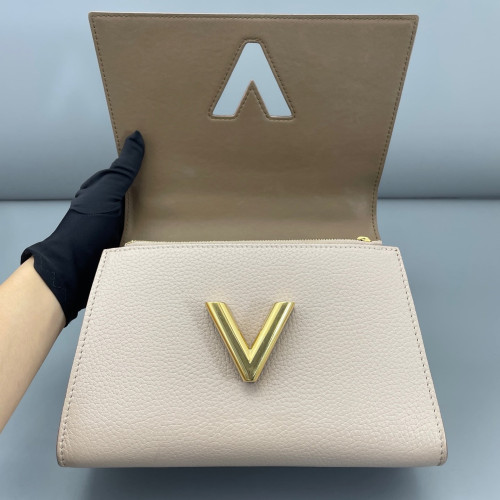 Louis Vuitton Twist One Handle PM Calfskin Light Tan