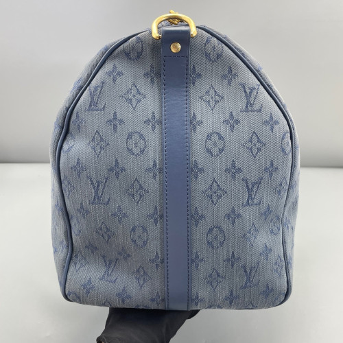 Louis Vuitton Keepall Bandouliere 50 Monogram Blue
