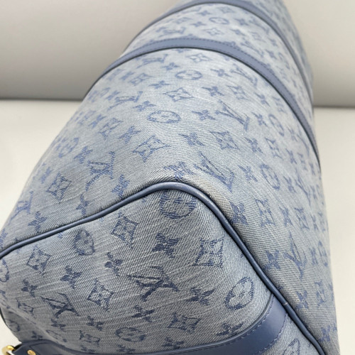 Louis Vuitton Keepall Bandouliere 50 Monogram Blue