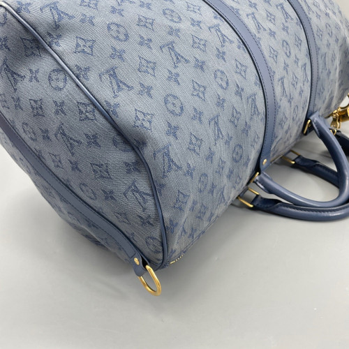Louis Vuitton Keepall Bandouliere 50 Monogram Blue