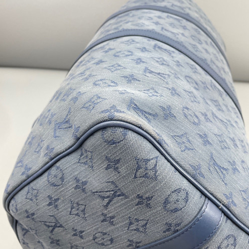 Louis Vuitton Keepall Bandouliere 50 Monogram Blue