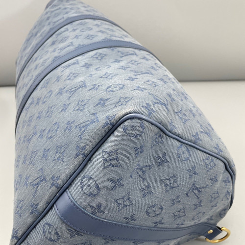 Louis Vuitton Keepall Bandouliere 50 Monogram Blue