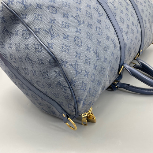 Louis Vuitton Keepall Bandouliere 50 Monogram Blue