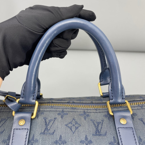 Louis Vuitton Keepall Bandouliere 50 Monogram Blue