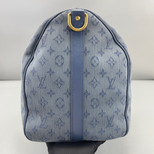 Louis Vuitton Keepall Bandouliere 50 Monogram Blue