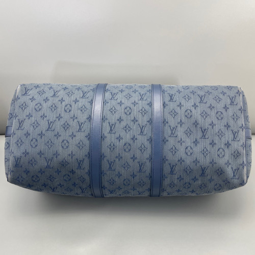 Louis Vuitton Keepall Bandouliere 50 Monogram Blue