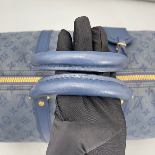 Louis Vuitton Keepall Bandouliere 50 Monogram Blue