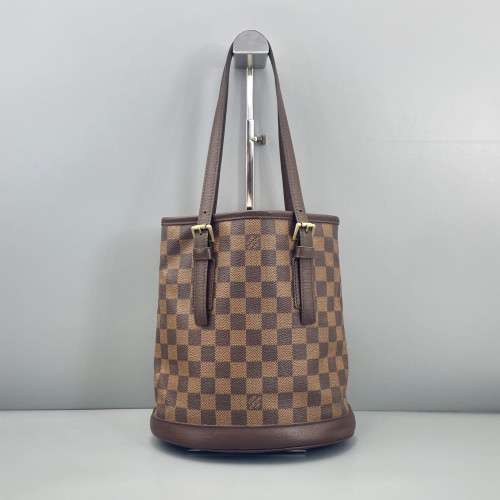 Louis Vuitton Marais Bucket 23 Damier Ebene Brown