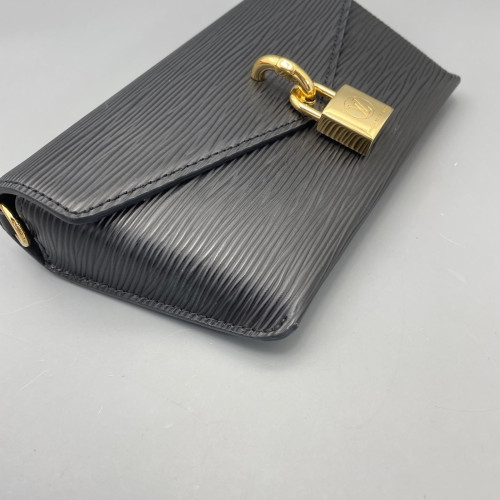 Louis Vuitton Padlock On Strap Epi Black