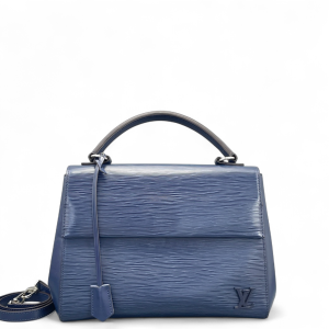 Louis Vuitton Cluny Mm Epi Blue Louis Vuitton Cluny Mm Epi Blue