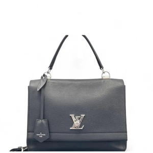Louis Vuitton Lockme II Top Handle Calfskin Black Louis Vuitton Lockme II Top Handle Calfskin Black
