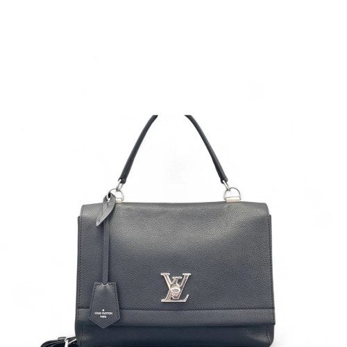 Louis Vuitton Lockme II Top Handle Calfskin Black