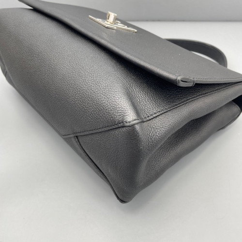 Louis Vuitton Lockme II Top Handle Calfskin Black