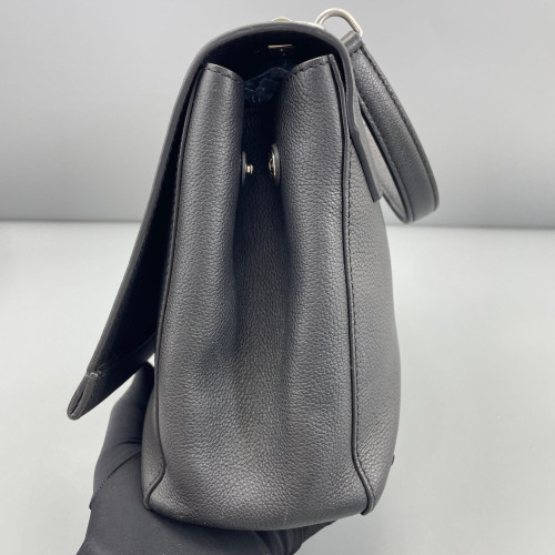 Louis Vuitton Lockme II Top Handle Calfskin Black