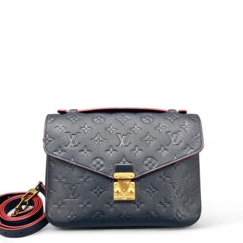 Louis Vuitton Pochette Metis Monogram Empreinte Blue