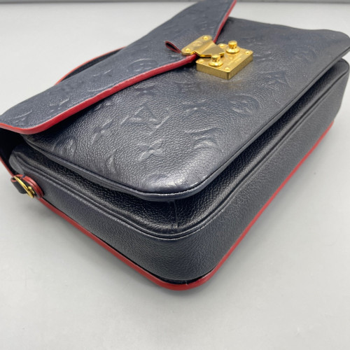 Louis Vuitton Pochette Metis Monogram Empreinte Blue