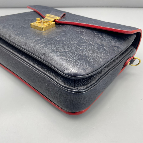 Louis Vuitton Pochette Metis Monogram Empreinte Blue