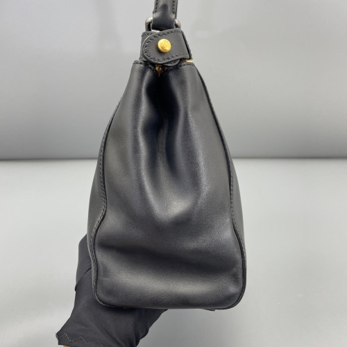 Fendi Peekaboo I See U Medium Smooth Calfskin Black