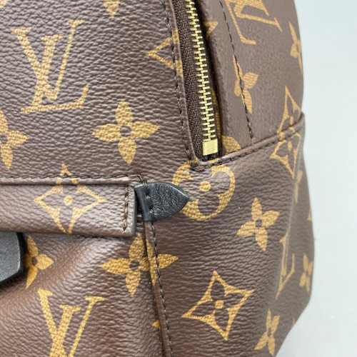 Louis Vuitton Palm Springs Backpack Mini Monogram Brown Black