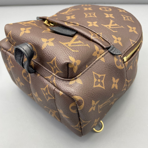 Louis Vuitton Palm Springs Backpack Mini Monogram Brown Black