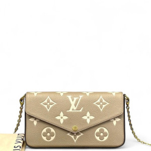 Louis Vuitton Pochette Felicie Chain Wallet Monogram Empreinte Giant Marmo