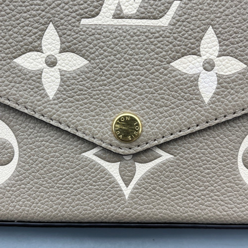 Louis Vuitton Pochette Felicie Chain Wallet Monogram Empreinte Giant Marmo