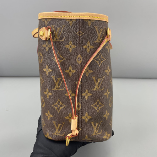 Louis Vuitton Neverfull PM Monogram Brown Blue Orange