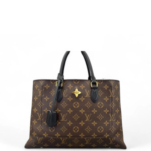 Louis Vuitton Flower Tote Monogram Brown Black