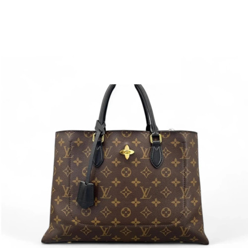 Louis Vuitton Flower Tote Monogram Brown Black