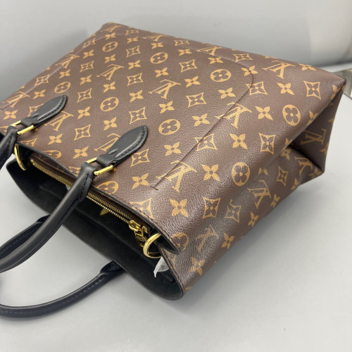 Louis Vuitton Flower Tote Monogram Brown Black