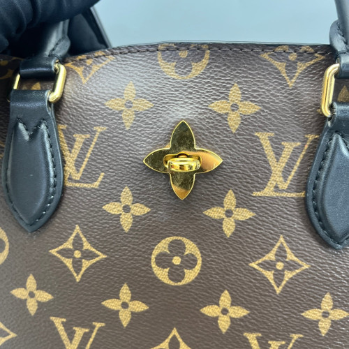 Louis Vuitton Flower Tote Monogram Brown Black