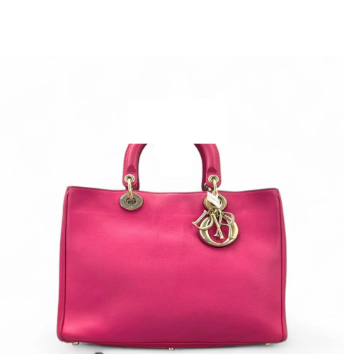 Dior Medium Diorissimo Tote Calfskin Rose Dior Medium Diorissimo Tote Calfskin Rose