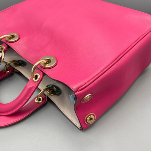 Dior Medium Diorissimo Tote Calfskin Rose Dior Medium Diorissimo Tote Calfskin Rose