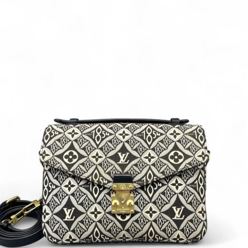 Louis Vuitton 1854 Pochette Metis Since 1854 Jacquard Black White