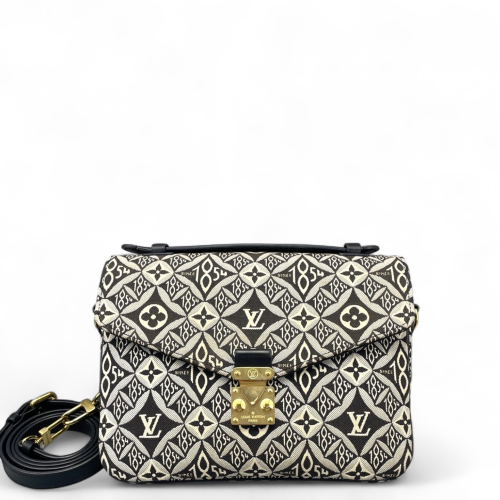 Louis Vuitton 1854 Pochette Metis Since 1854 Jacquard Black White