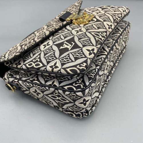 Louis Vuitton 1854 Pochette Metis Since 1854 Jacquard Black White