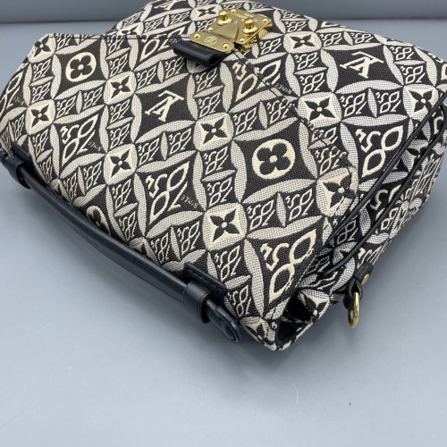 Louis Vuitton 1854 Pochette Metis Since 1854 Jacquard Black White