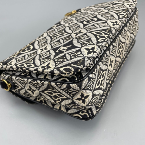 Louis Vuitton 1854 Pochette Metis Since 1854 Jacquard Black White