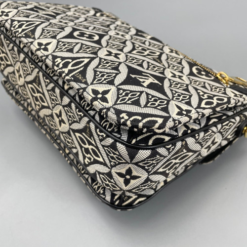 Louis Vuitton 1854 Pochette Metis Since 1854 Jacquard Black White