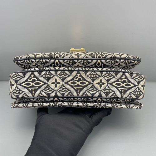 Louis Vuitton 1854 Pochette Metis Since 1854 Jacquard Black White