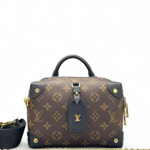 Louis Vuitton Petite Malle Souple Monogram Brown Black