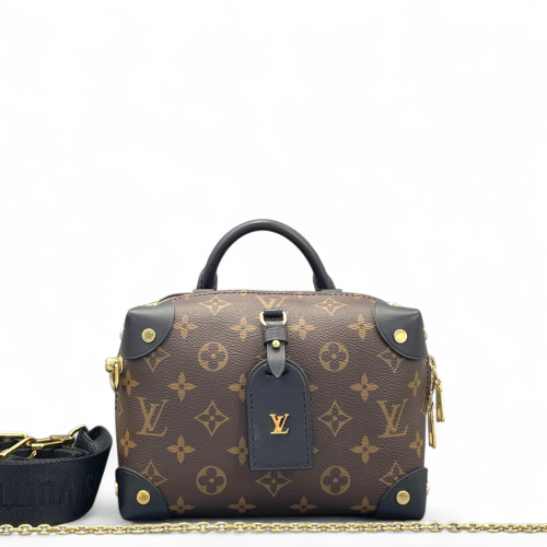 Louis Vuitton Petite Malle Souple Monogram Brown Black