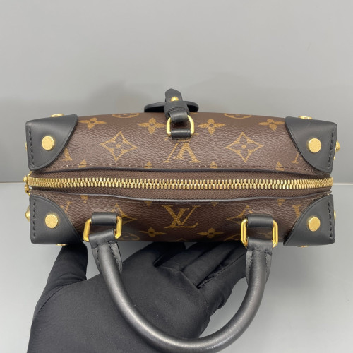 Louis Vuitton Petite Malle Souple Monogram Brown Black