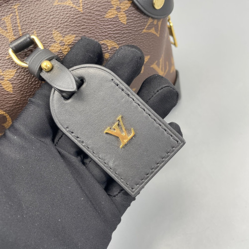 Louis Vuitton Petite Malle Souple Monogram Brown Black