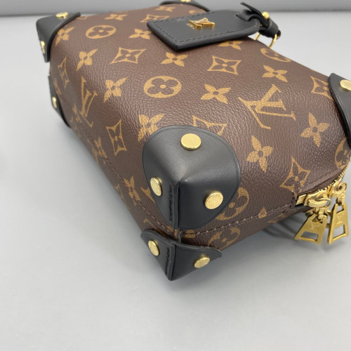 Louis Vuitton Petite Malle Souple Monogram Brown Black