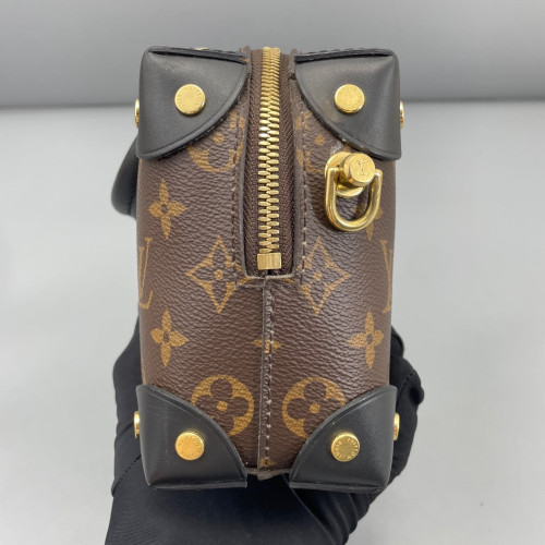 Louis Vuitton Petite Malle Souple Monogram Brown Black