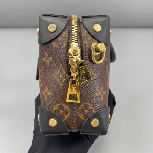Louis Vuitton Petite Malle Souple Monogram Brown Black