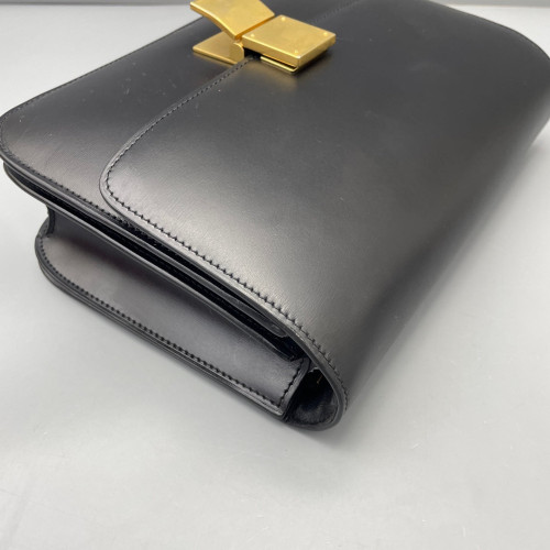 Celine Medium Classic Box Smooth Calfskin Black